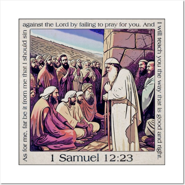 1 Samuel 12:12 Wall Art by Bible Verses by Deb